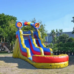 16 FT Bullseye  Waterslide (16' H x 30' L x 14' W)