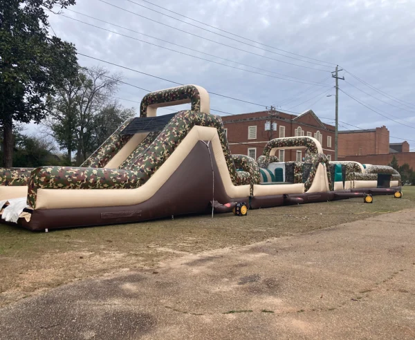 100 FT Camo Obstacle Course (18' H x 100' L x 13' W)