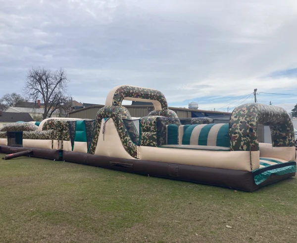 65 FT Camo Obstacle Course (18' H x 65' L x 13' W)