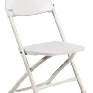 Kids White Plastic Chair