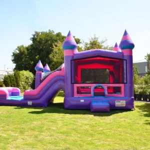 Cotton Candy Combo DOUBLE LANE Slides (15' H x 31' L x 13' W)