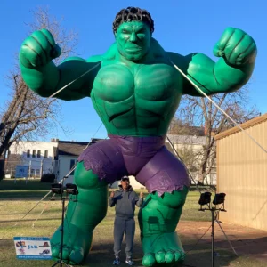 GIANT GREEN MAN (25' H x 5' L x 12' W)