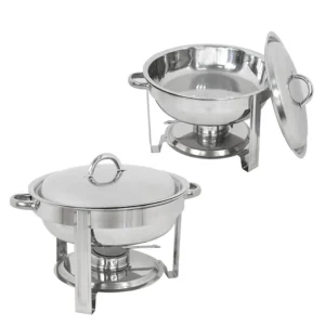5 Qt Round Stainless Chafing Dish