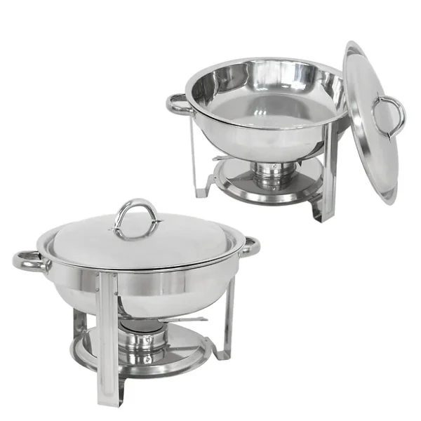 5 Qt Round Stainless Chafing Dish