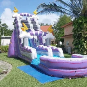 20 FT Thunder Splash Waterslide (20' H x 37' L x 15' W)