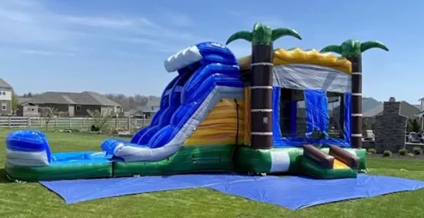 Tropical WAVE Combo TALL Double Lanes (16Hx13Wx31L)