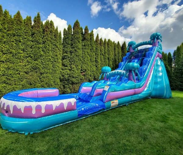 20 FT JELLYFISH Waterslide (20' H x 37' L x 15' W)