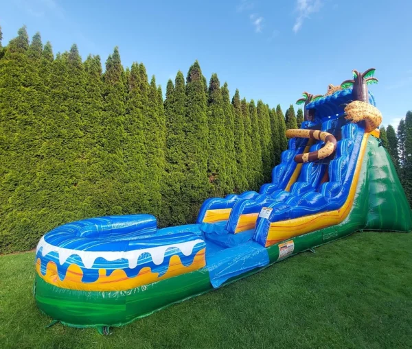 20 FT Hidden Jaguar Waterslide (20' H x 37' L x 15' W)