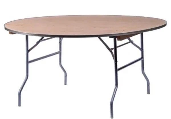 60" Round Birchwood Table