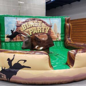 Mechanical bull 17ft  L x 17ft  W x 8.25ft H