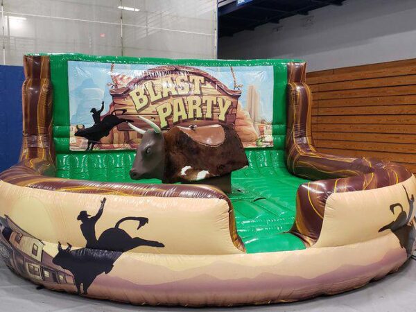 Mechanical bull 17ft  L x 17ft  W x 8.25ft H