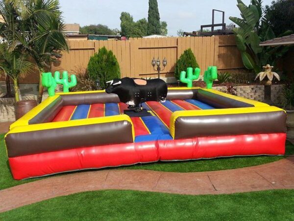 Mechanical bull 18ft L x 18ft W x 9.25ft H