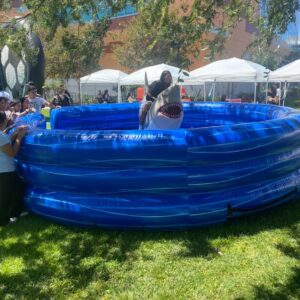 Mechanical bull 17ft L x 17ft W x 8.25ft H