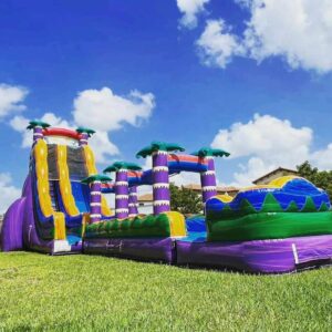 18 FT MEGA Waterslide (25’ H x 45’L x 14’W)