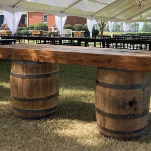 Whiskey Barrel  Table