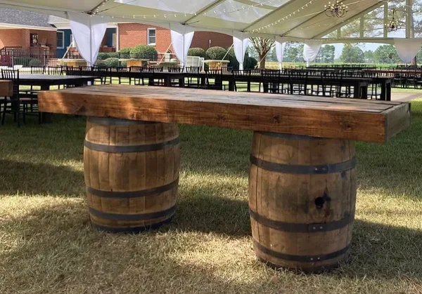 Whiskey Barrel  Table